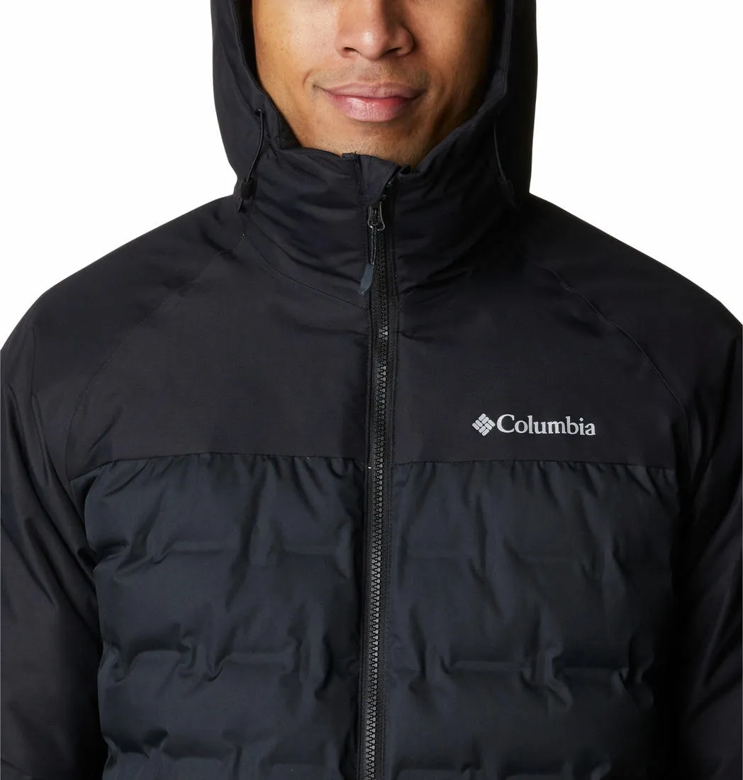 Columbia Men Black Omni-Heat Infinity Grand Trek II Hooded Down Jacket