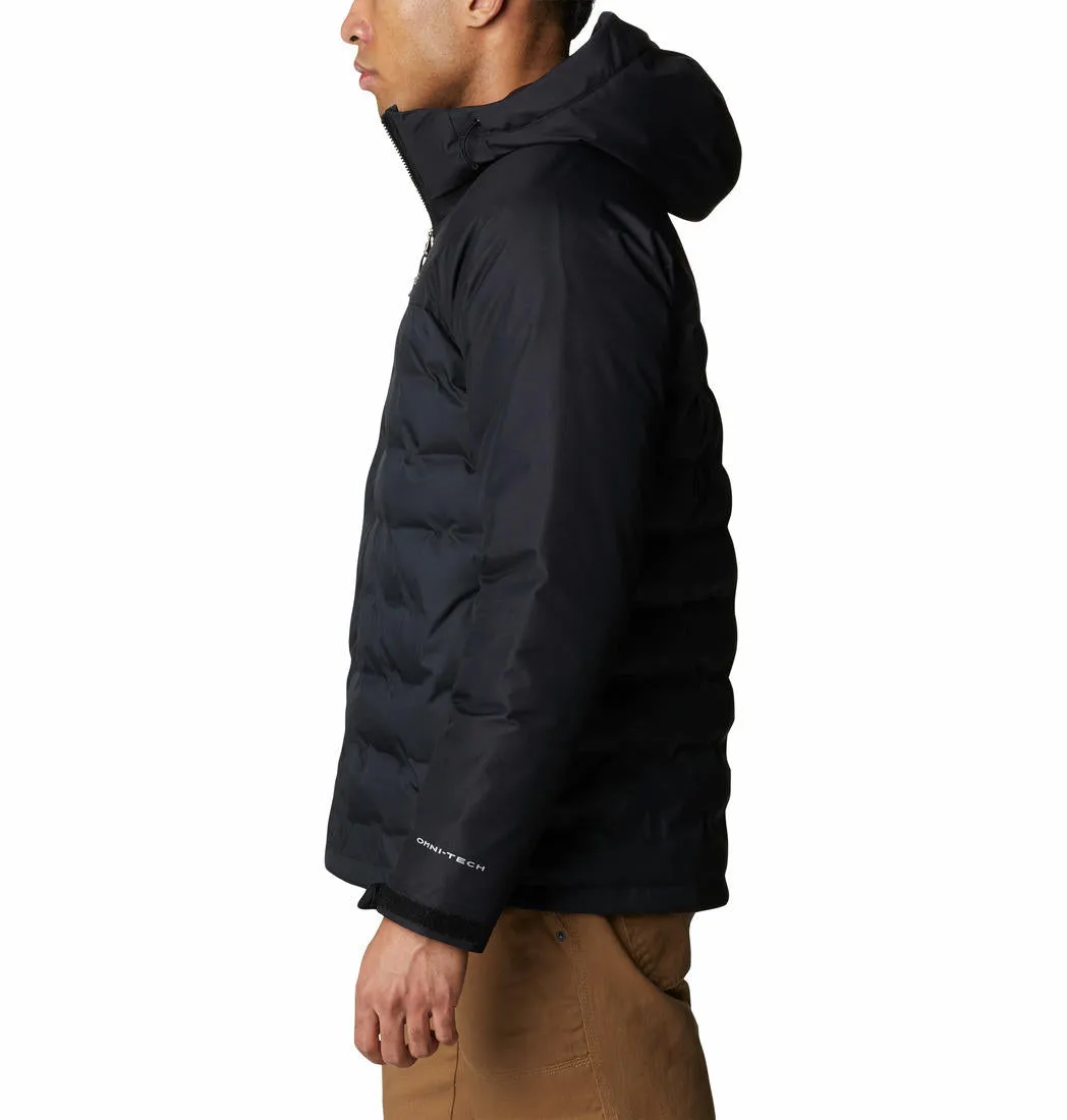 Columbia Men Black Omni-Heat Infinity Grand Trek II Hooded Down Jacket