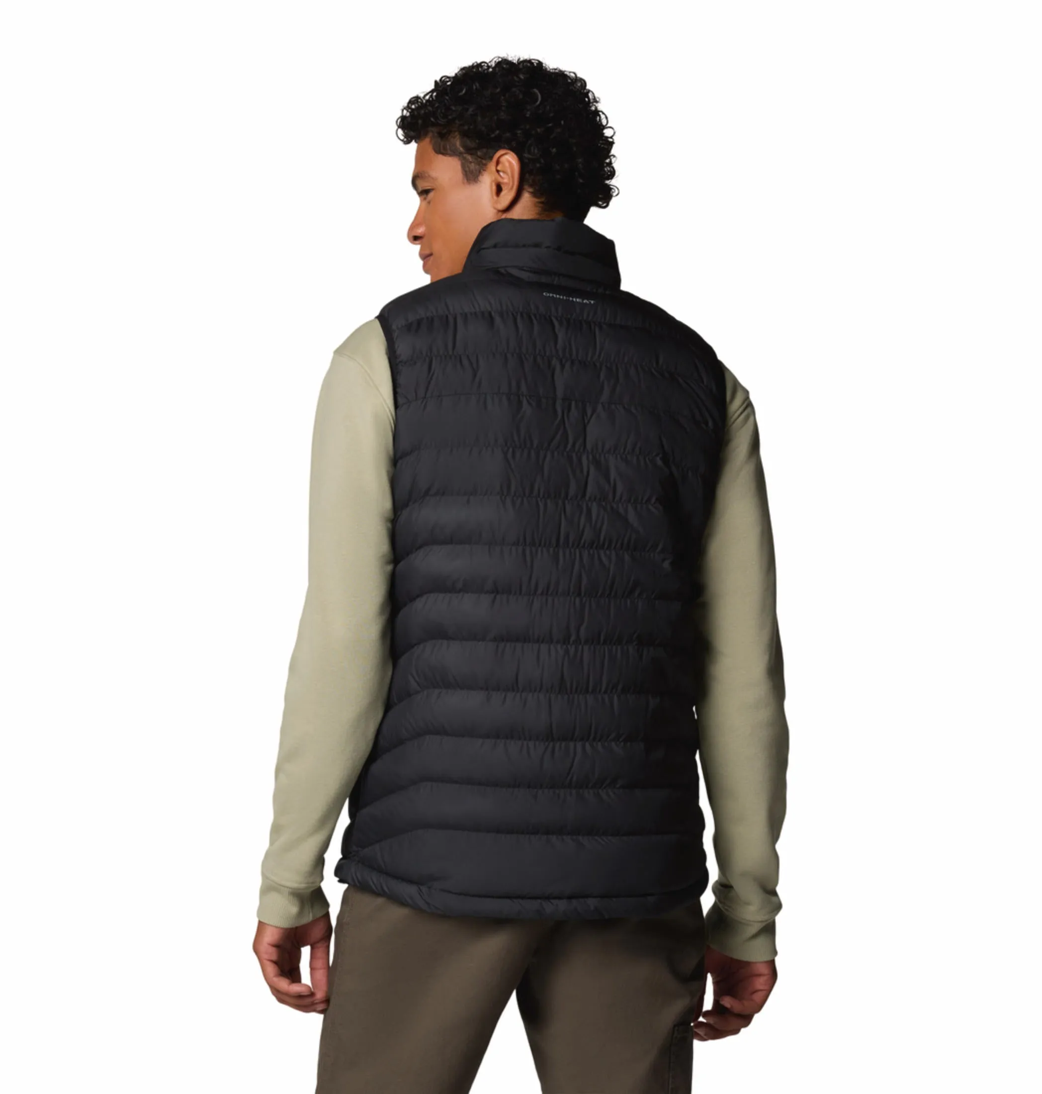 Columbia Men Black Omni-Heat Reflective Powder Lite II Vest