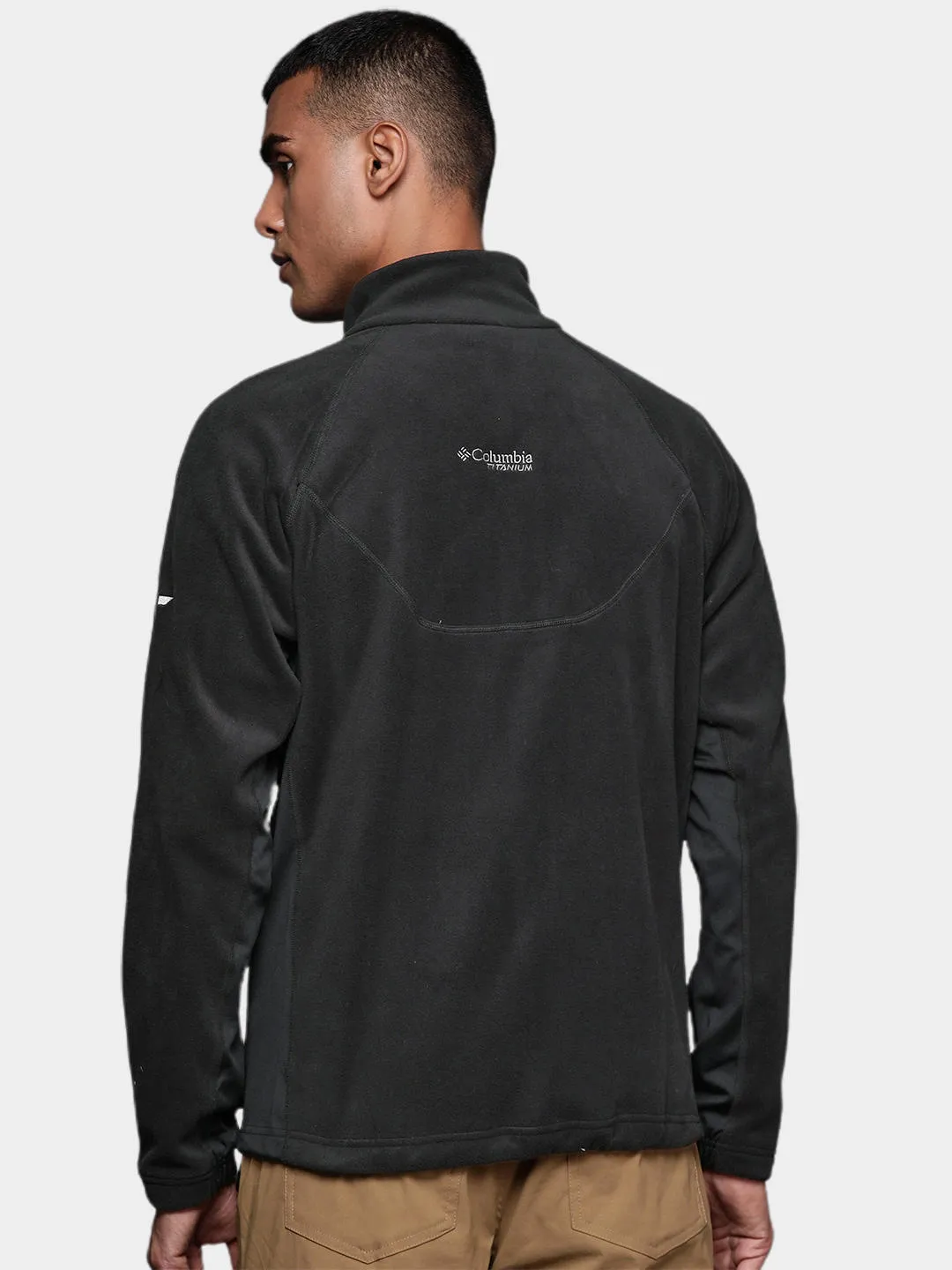Columbia Men Black Omni-Wick Titan Pass 2.0 II Fleece Jacket