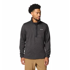 Columbia Men Black Sweater Weather Half Zip Fleece