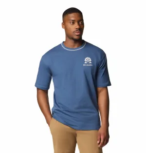 Columbia Men Blue Landroamer Crew Tshirt