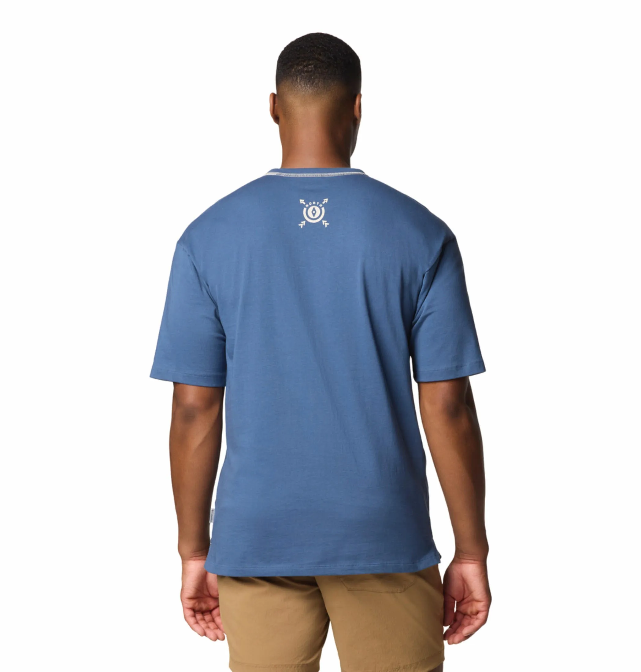 Columbia Men Blue Landroamer Crew Tshirt