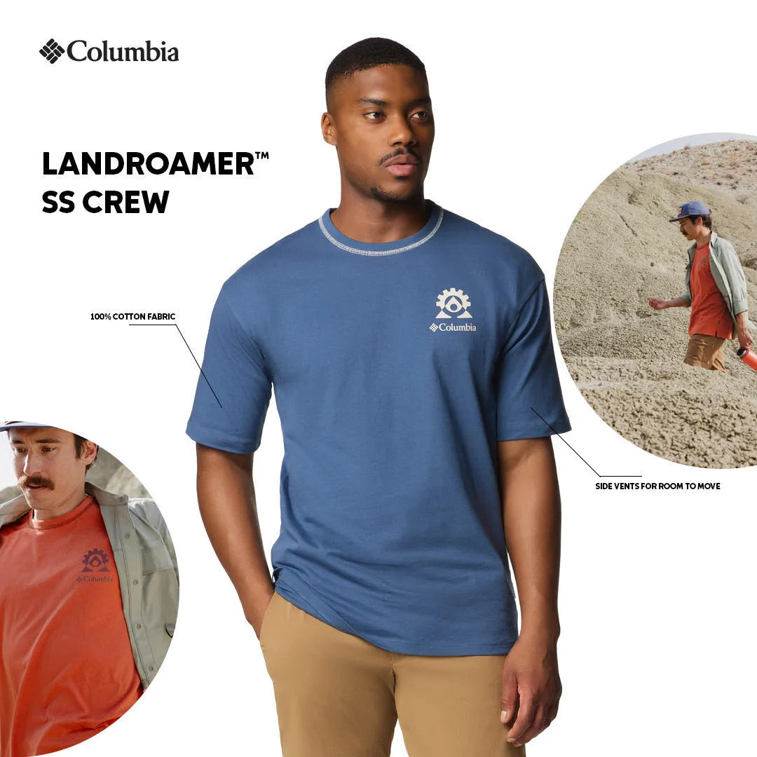 Columbia Men Blue Landroamer Crew Tshirt