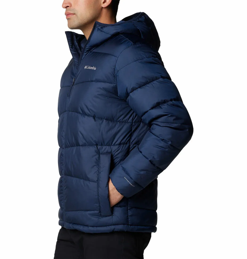 Columbia Men Blue Omni-Heat Reflective Fivemile Butte II Hooded Jacket