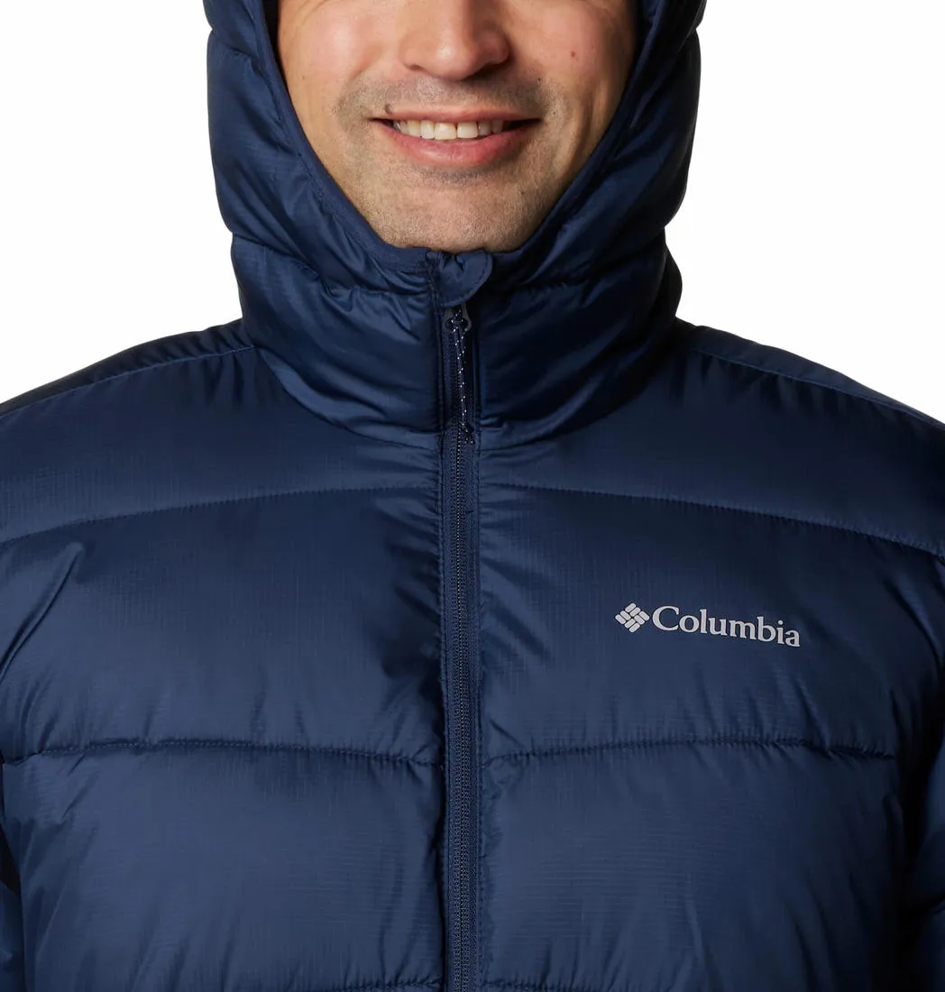Columbia Men Blue Omni-Heat Reflective Fivemile Butte II Hooded Jacket