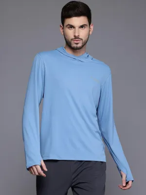 Columbia Men Blue Omni-Shade Summit Valley Hoodie