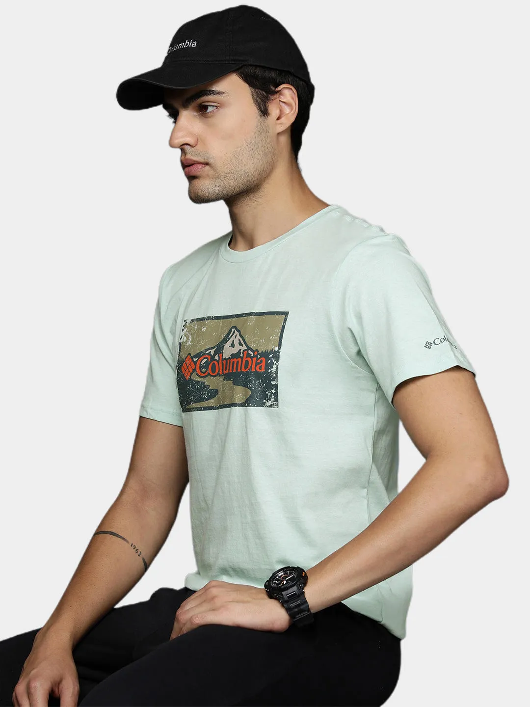 Columbia Men Blue Path Lake Graphic II Tshirt