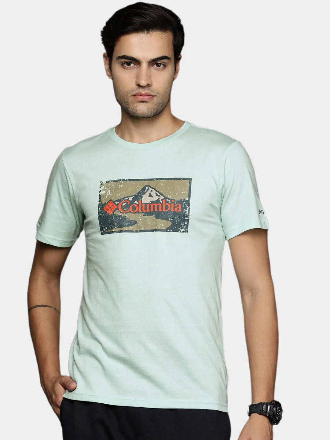 Columbia Men Blue Path Lake Graphic II Tshirt