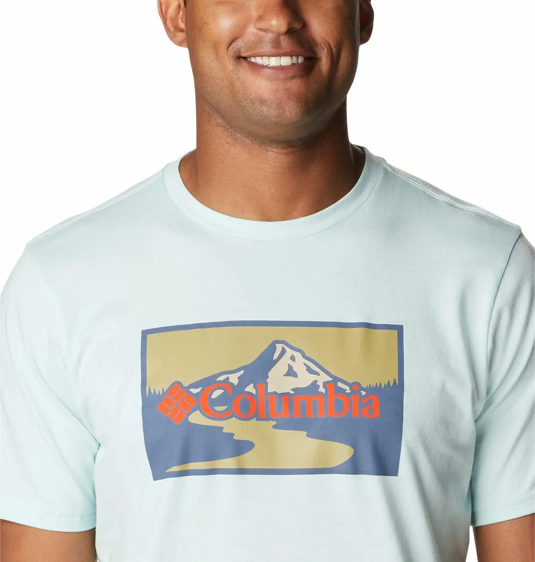 Columbia Men Blue Path Lake Graphic II Tshirt