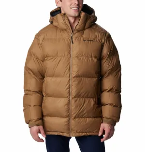 Columbia Men Brown Omni-Heat Reflective Pike Lake Parka Parka Jacket