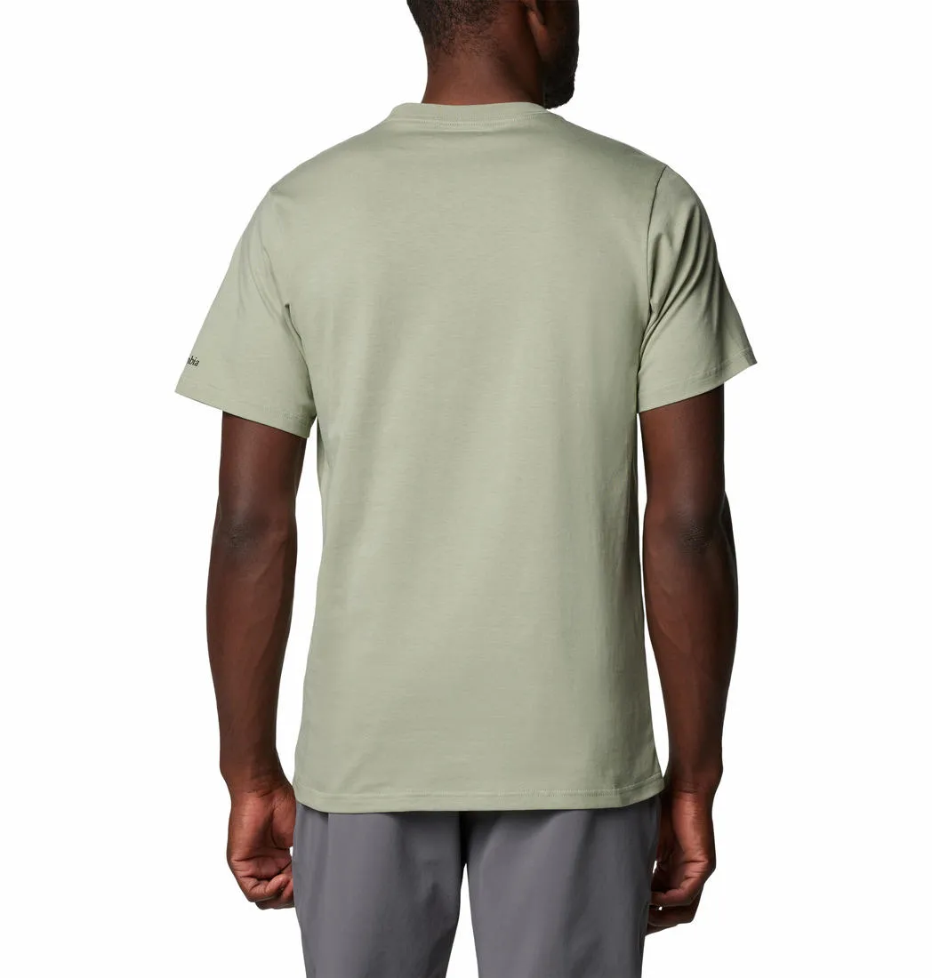 Columbia Men Green CSC Seasonal Logo Tshirt