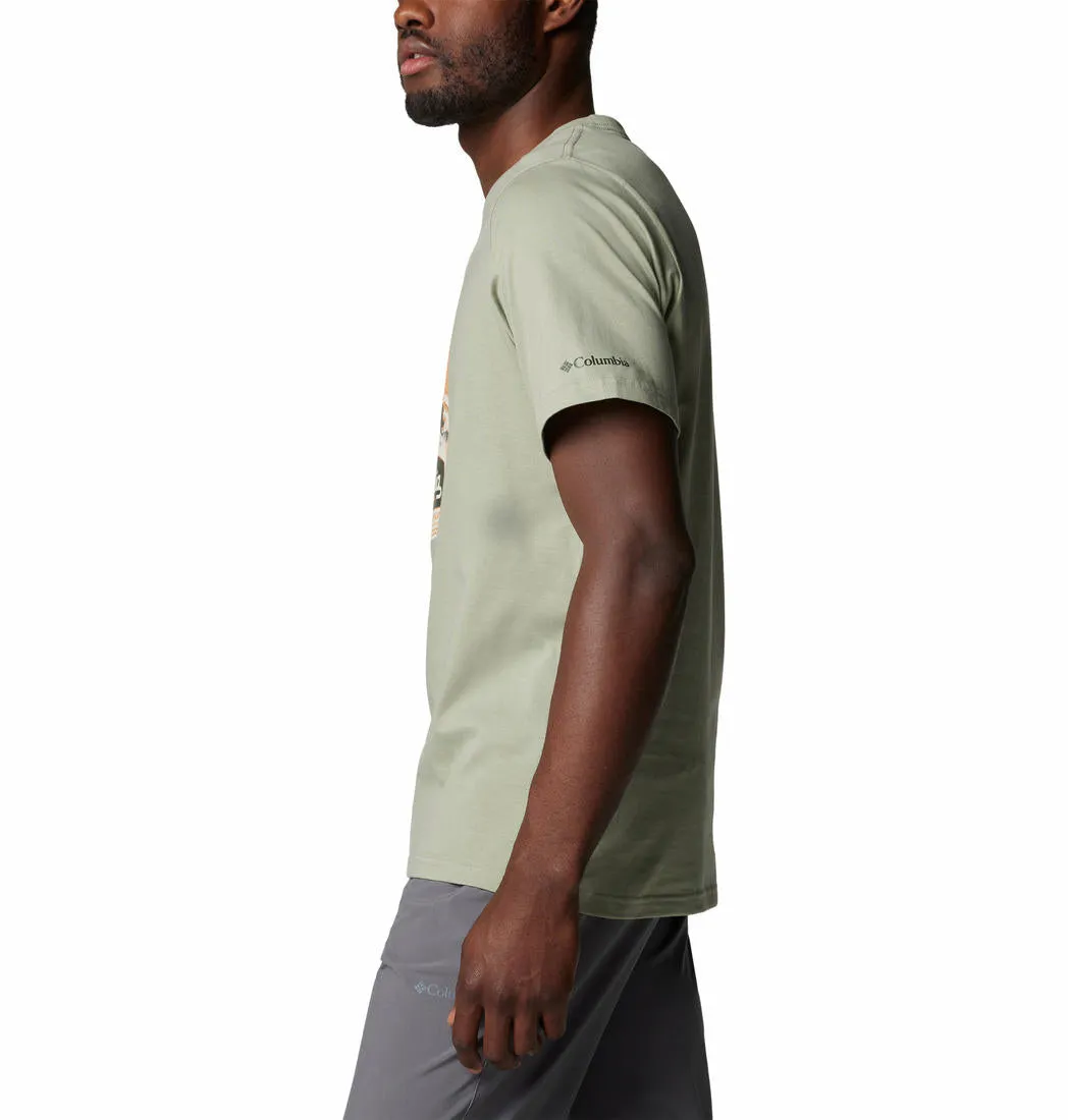 Columbia Men Green CSC Seasonal Logo Tshirt