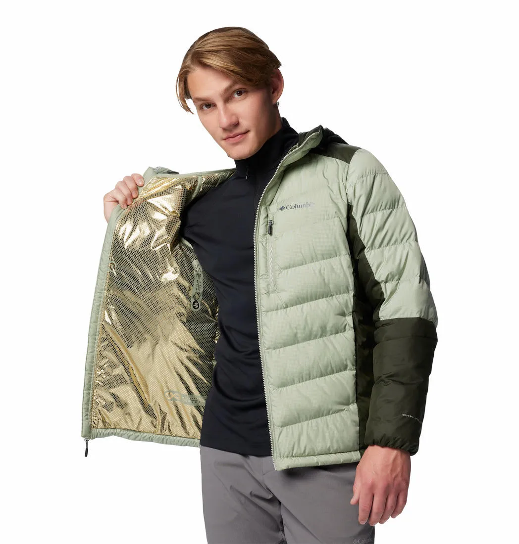 Columbia Men Green Omni-Heat Infinity Labyrinth Loop II Hooded Jacket