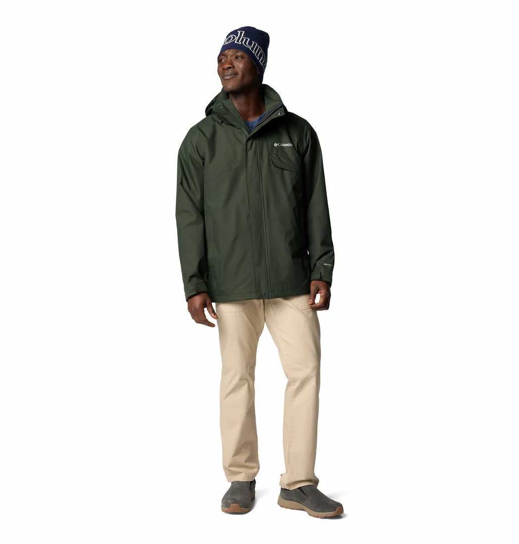 Columbia Men Green Omni-Heat Reflective Bugaboo III Inetrchangeable Jacket