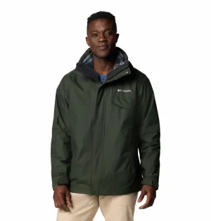 Columbia Men Green Omni-Heat Reflective Bugaboo III Inetrchangeable Jacket