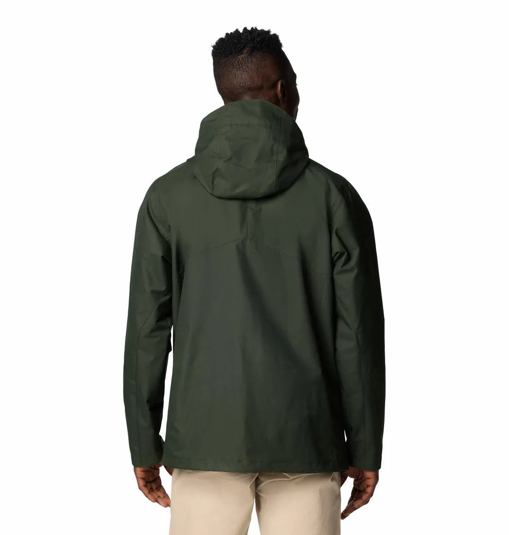 Columbia Men Green Omni-Heat Reflective Bugaboo III Inetrchangeable Jacket