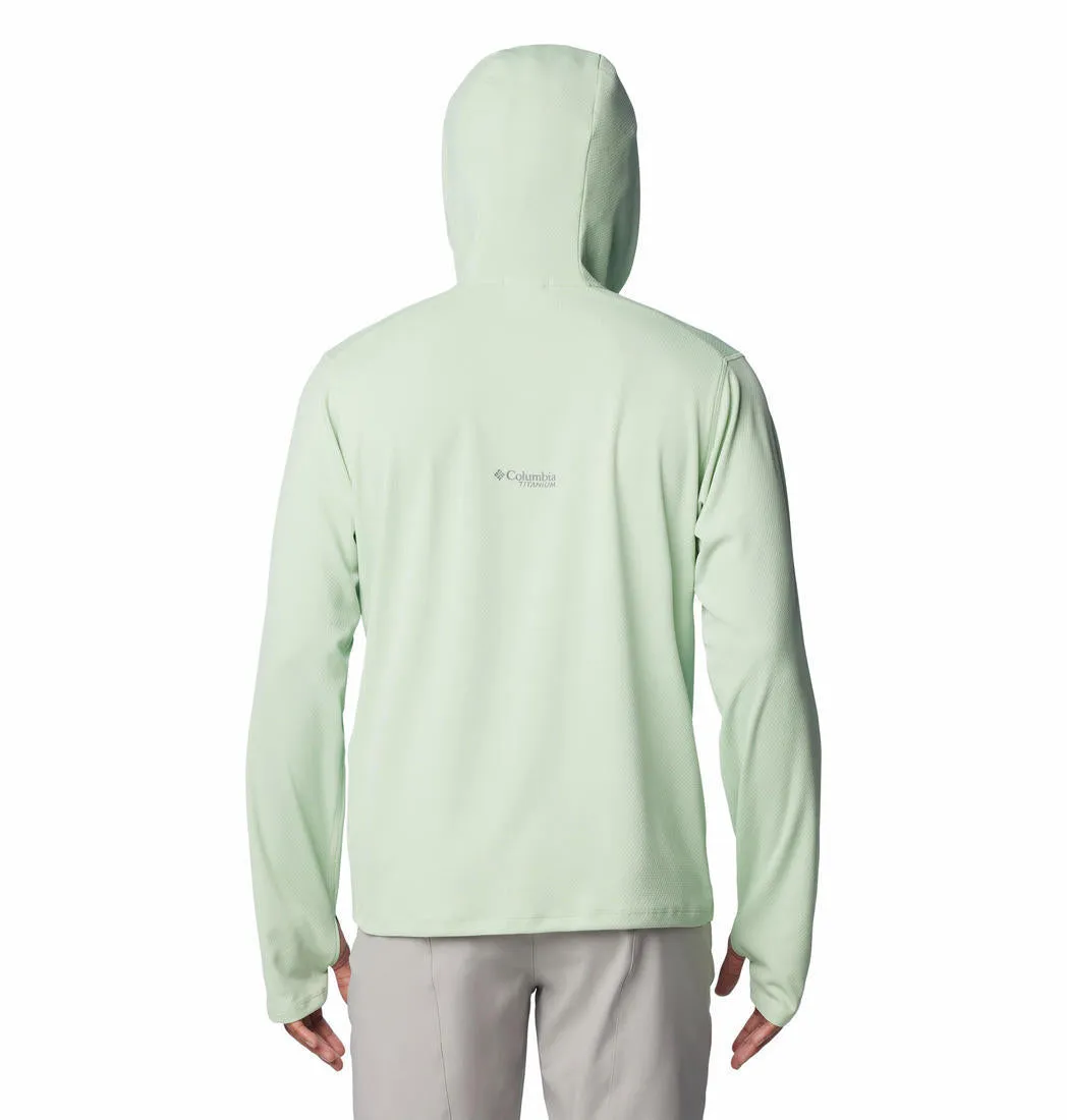 Columbia Men Green Omni-Shade Summit Valley Hoodie