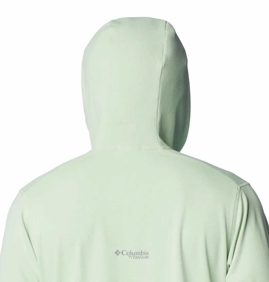 Columbia Men Green Omni-Shade Summit Valley Hoodie