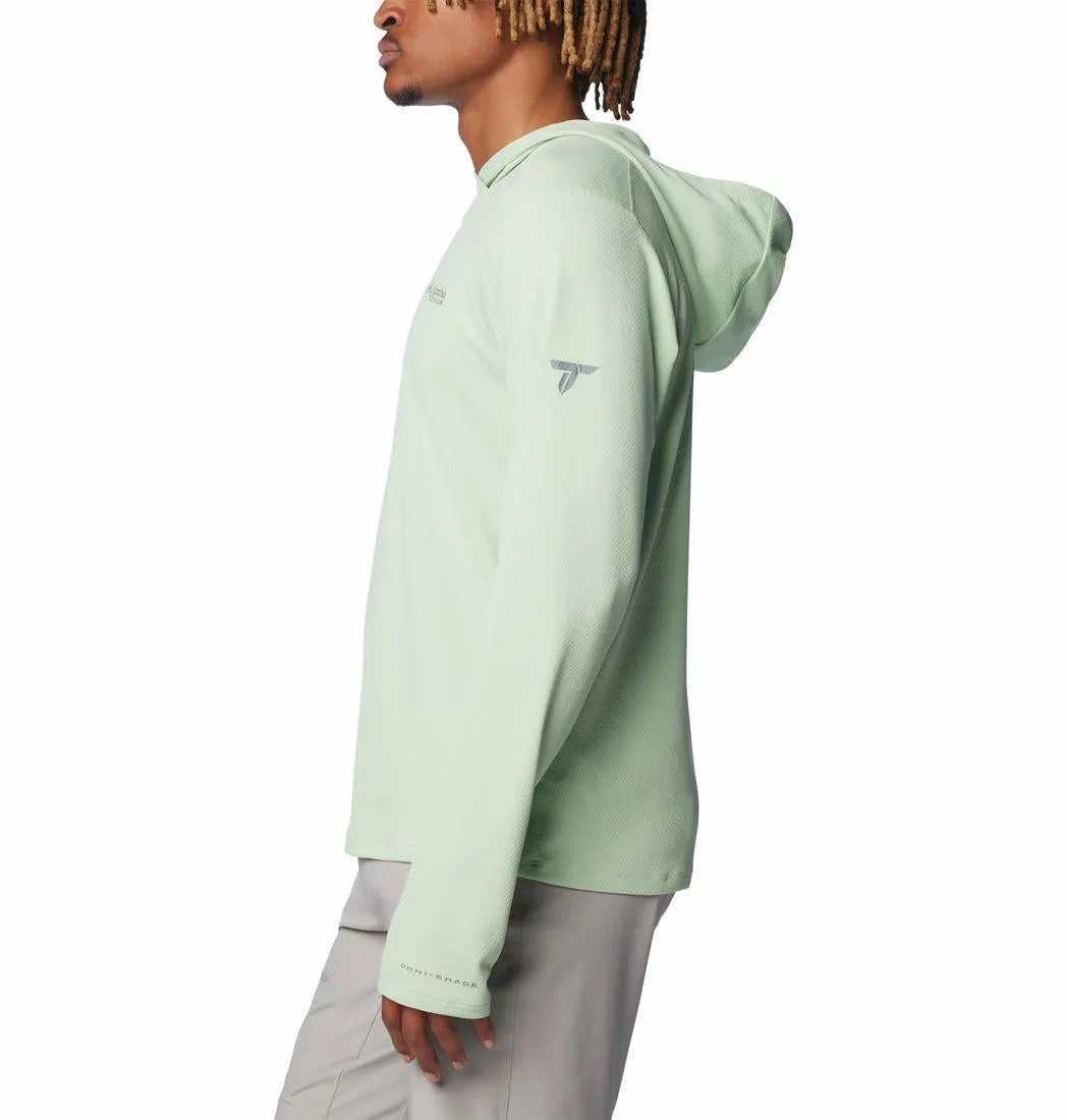 Columbia Men Green Omni-Shade Summit Valley Hoodie