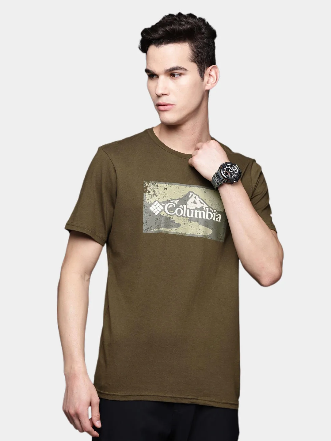 Columbia Men Green Path Lake Graphic II Tshirt