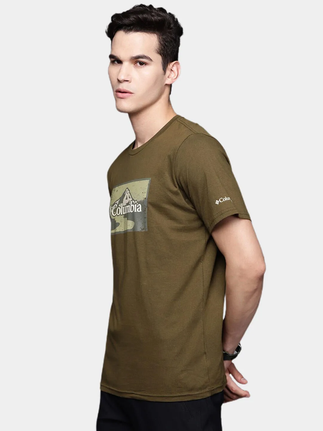 Columbia Men Green Path Lake Graphic II Tshirt