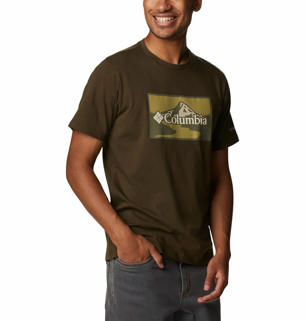 Columbia Men Green Path Lake Graphic II Tshirt