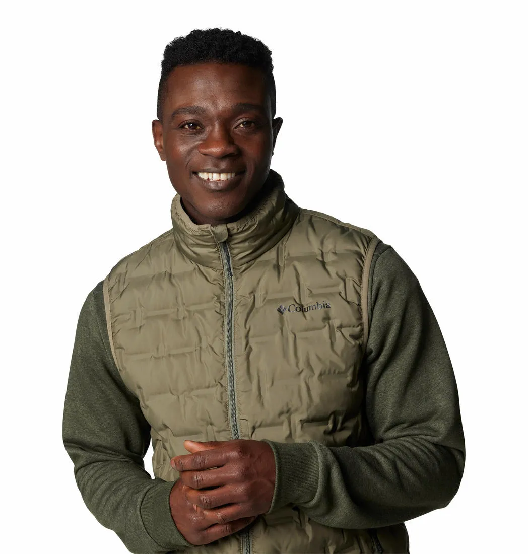 Columbia Men Olive Omni-Heat Reflective Delta Ridge II Vest