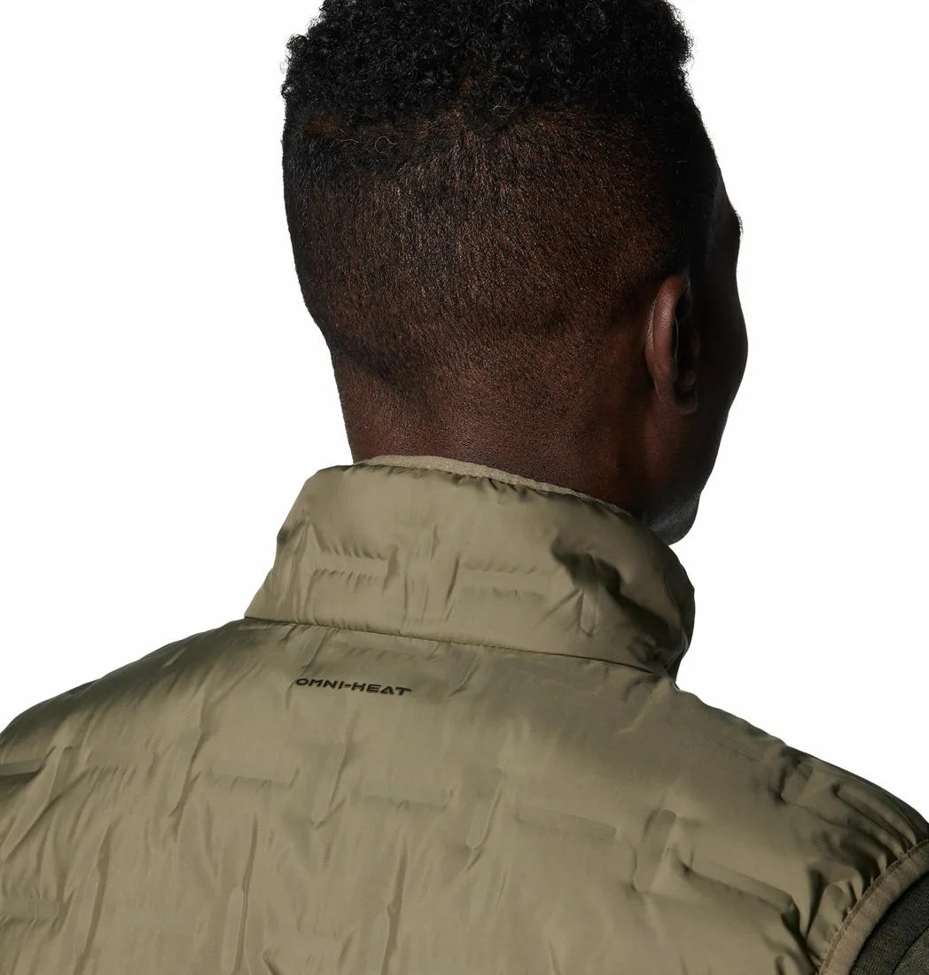 Columbia Men Olive Omni-Heat Reflective Delta Ridge II Vest