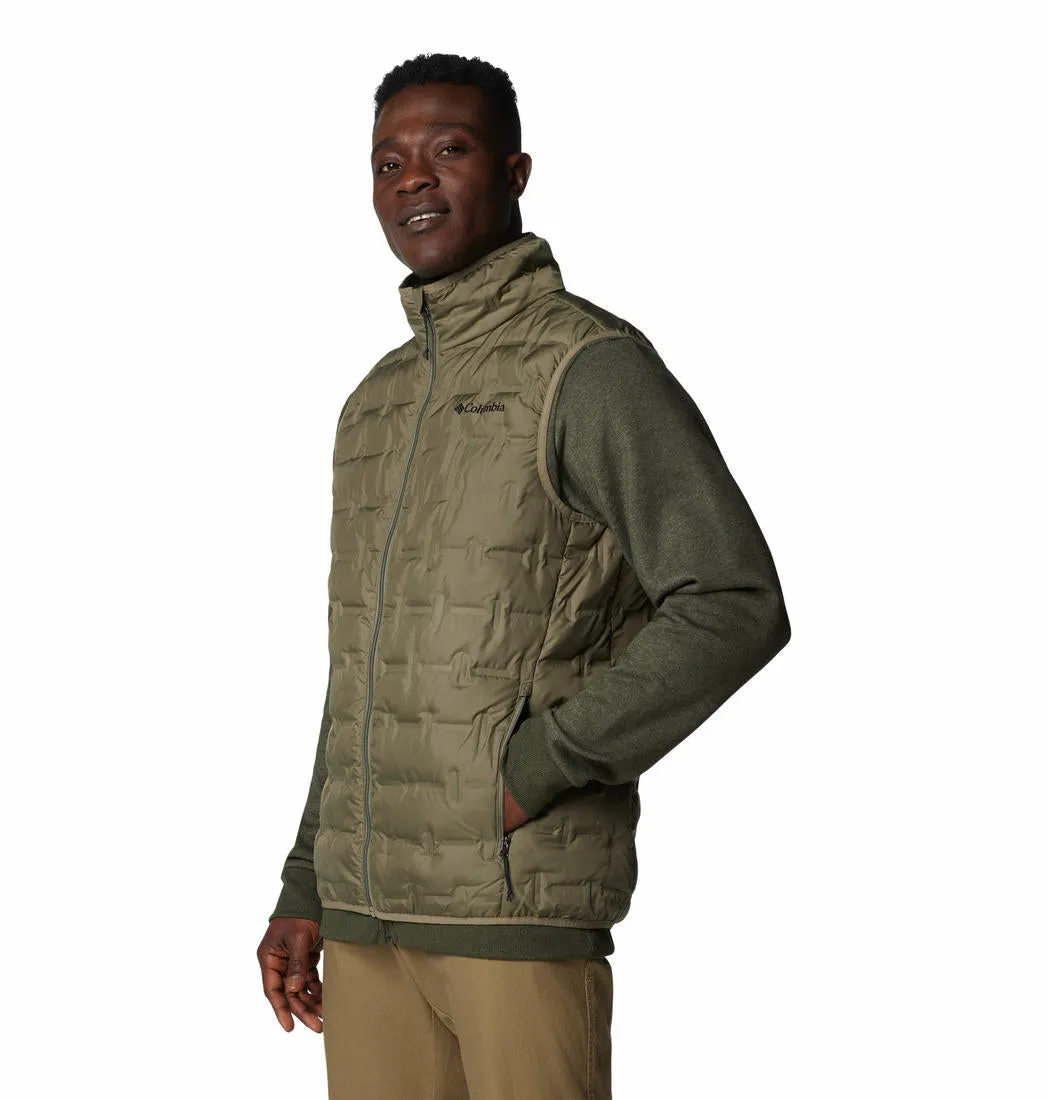 Columbia Men Olive Omni-Heat Reflective Delta Ridge II Vest