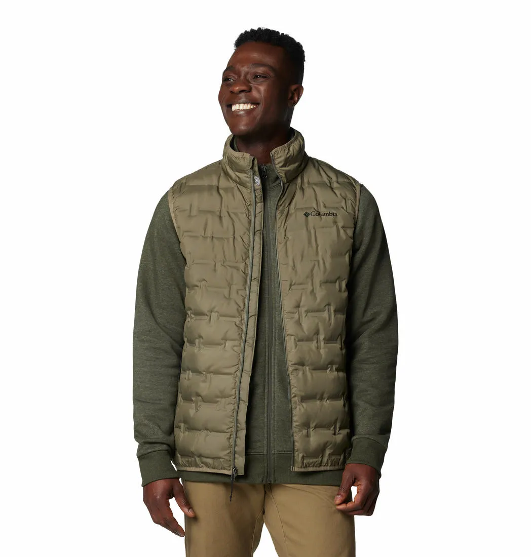 Columbia Men Olive Omni-Heat Reflective Delta Ridge II Vest