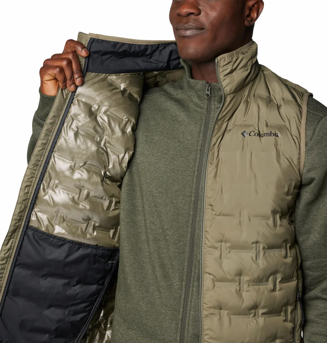 Columbia Men Olive Omni-Heat Reflective Delta Ridge II Vest