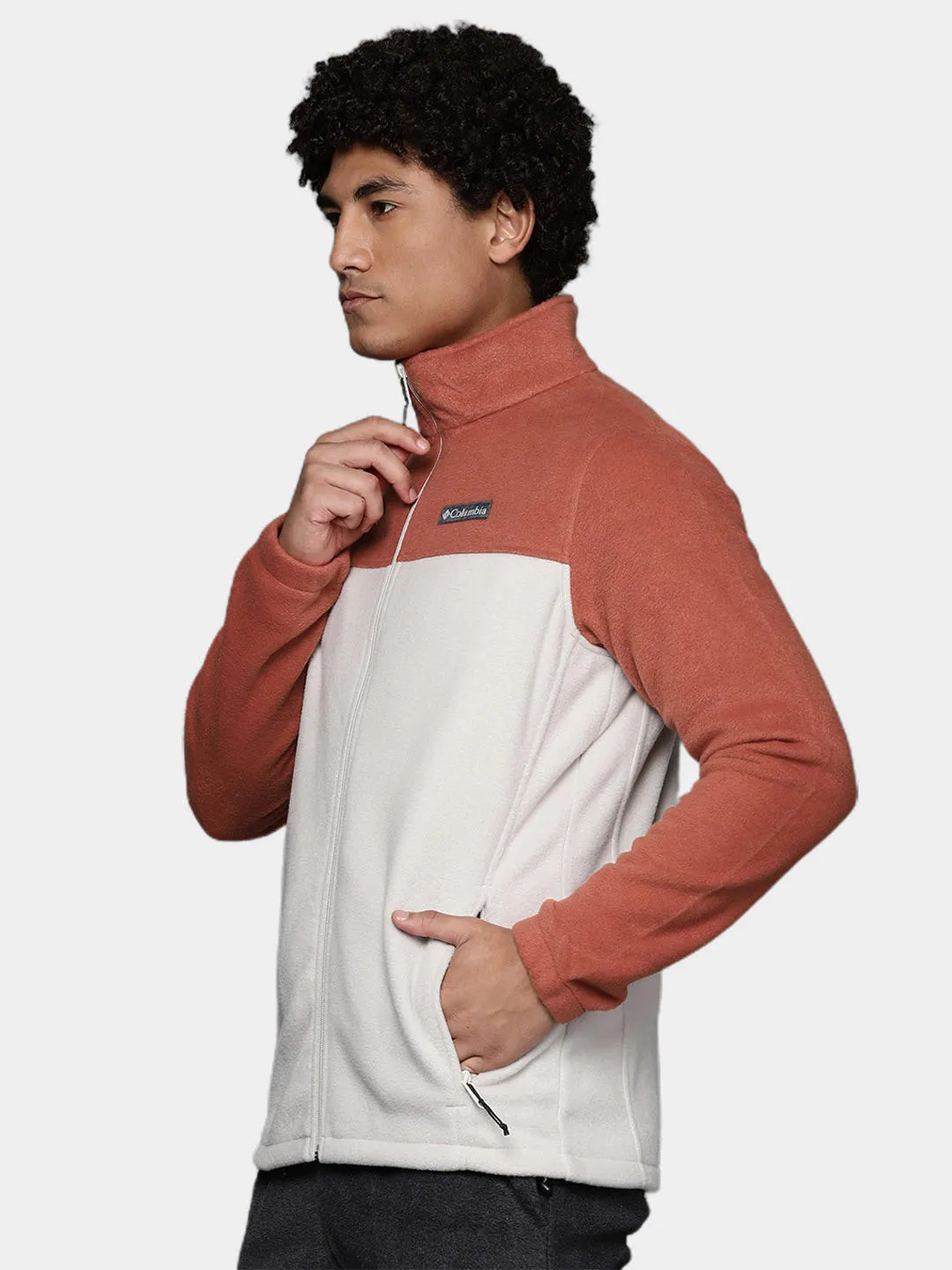 Columbia Men Orange Steens Mountain 2.0 Fleece Jacket