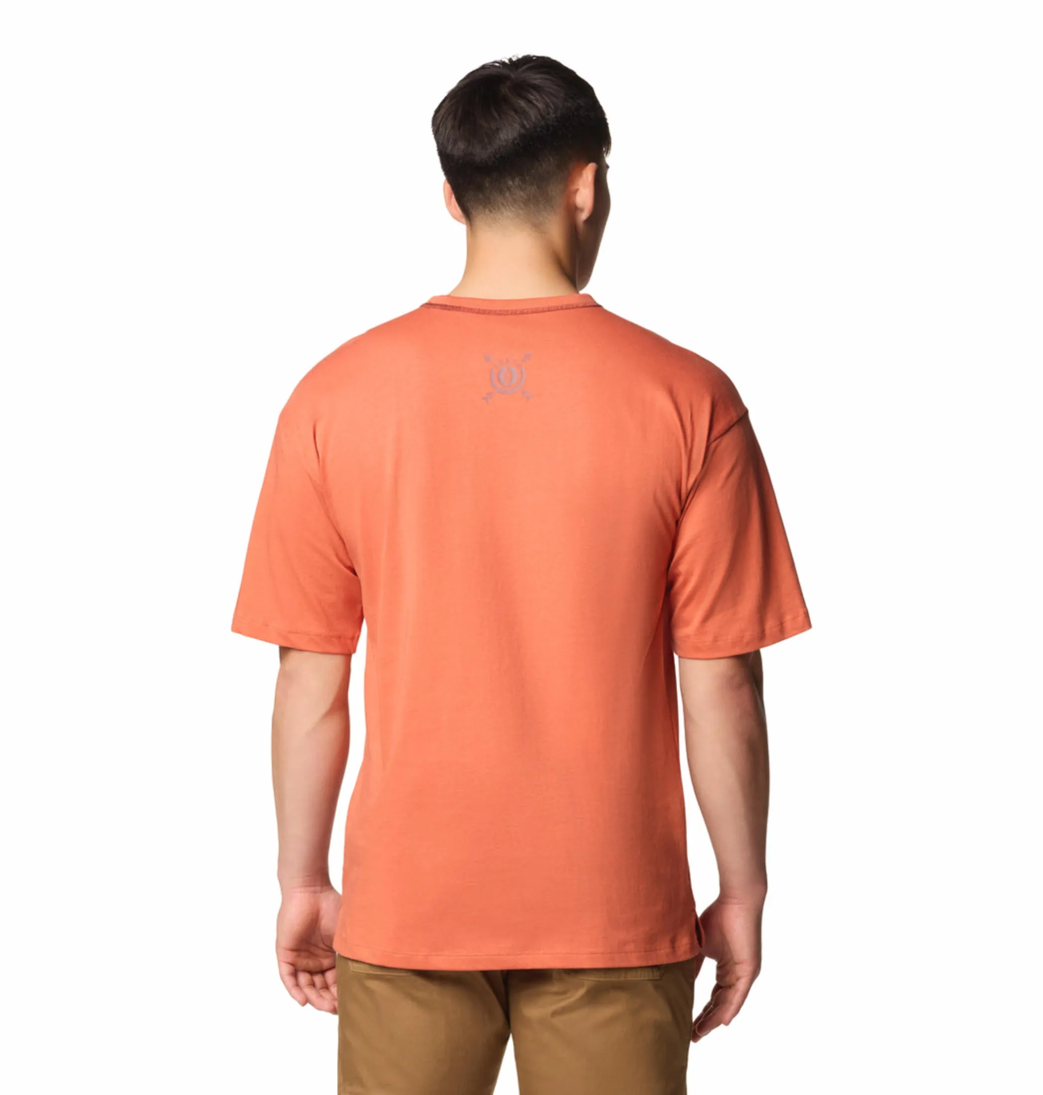 Columbia Men Red Landroamer Crew Tshirt