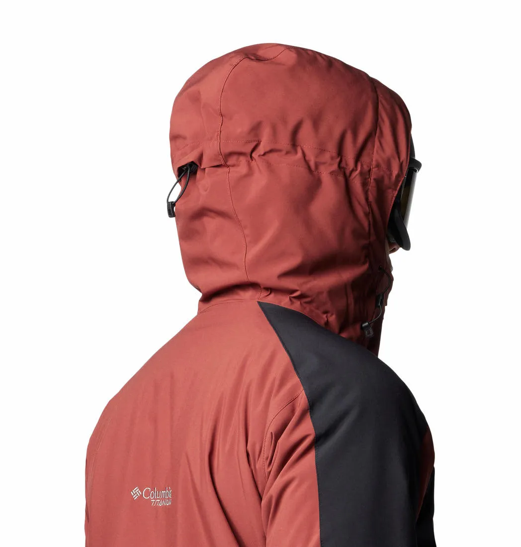 Columbia Men Red Omni-Heat Infinity Highland Summit II Jacket