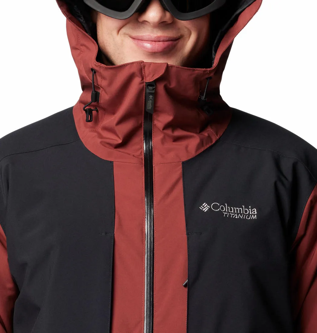 Columbia Men Red Omni-Heat Infinity Highland Summit II Jacket