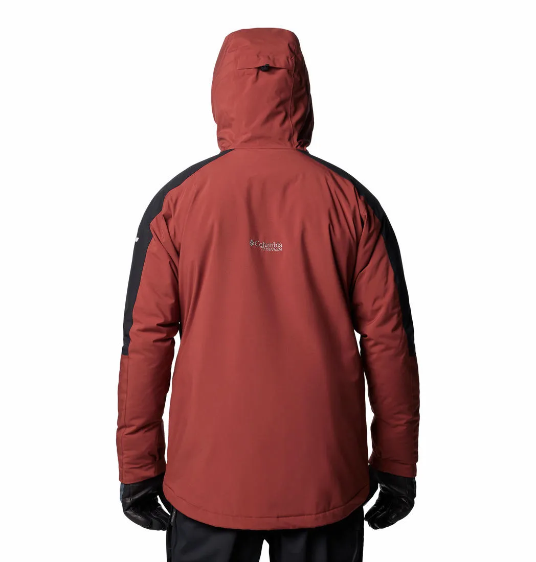 Columbia Men Red Omni-Heat Infinity Highland Summit II Jacket