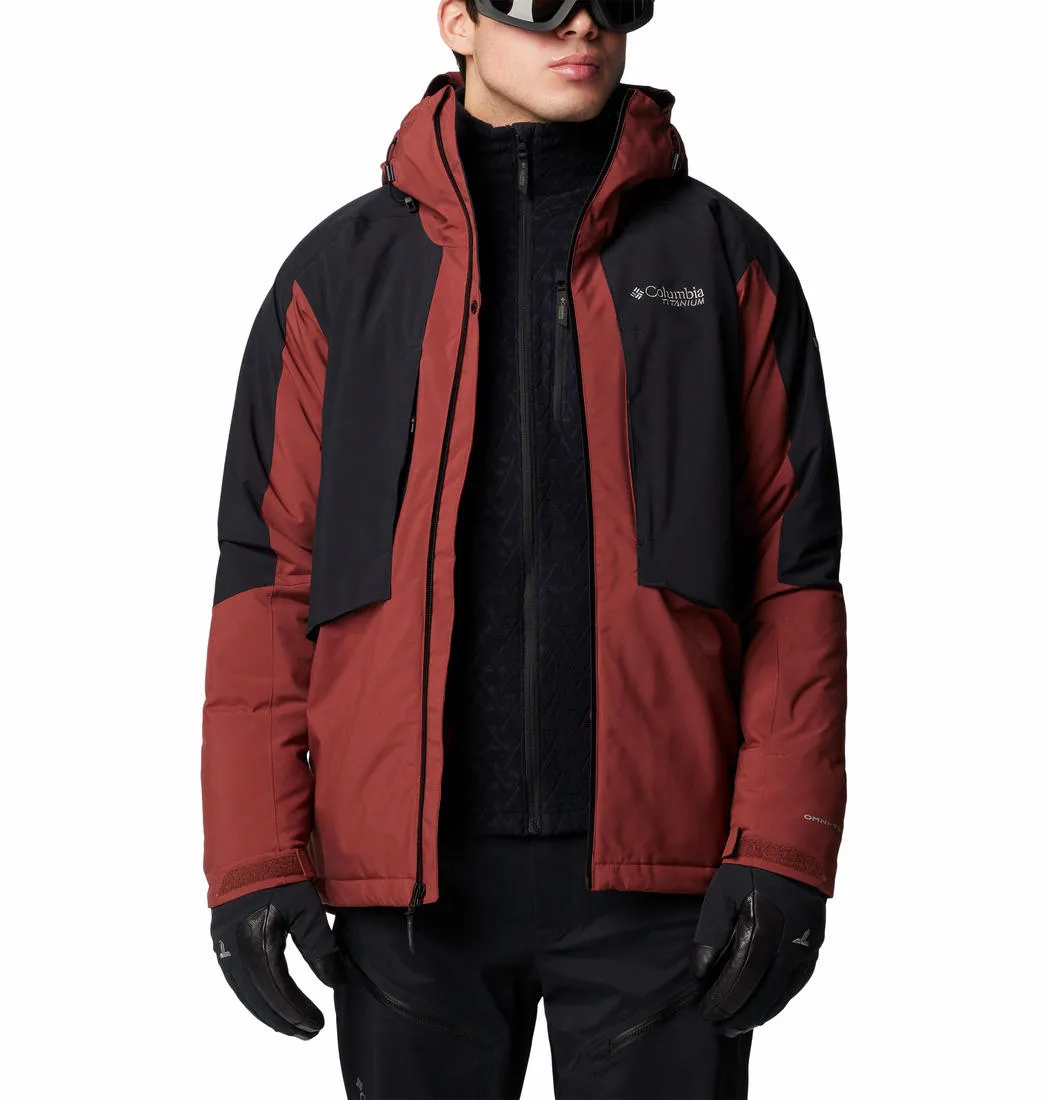 Columbia Men Red Omni-Heat Infinity Highland Summit II Jacket