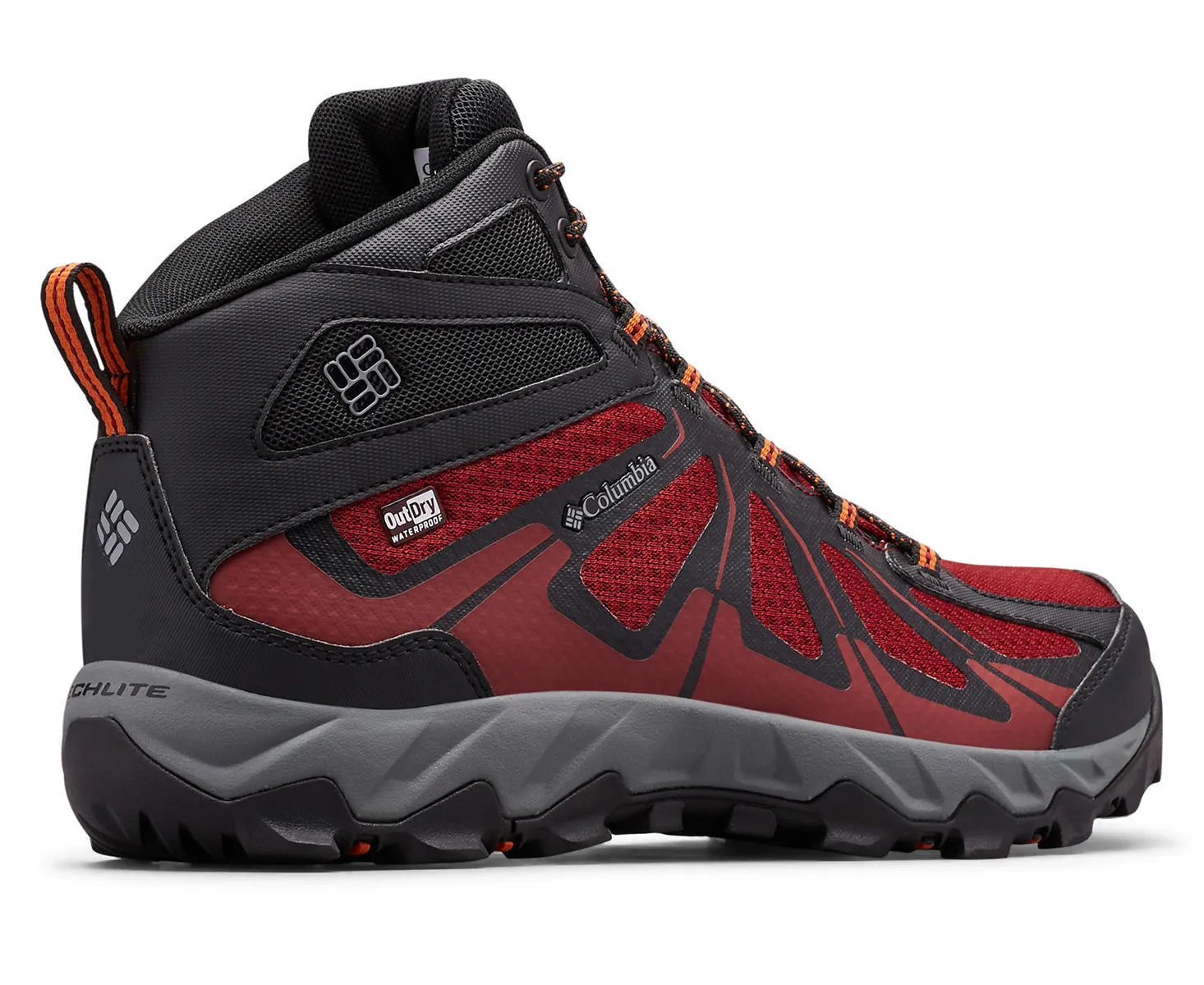 Columbia Men Red PEAKFREAK XCRSN II XCEL MID OUTDRY (Complete Waterproof)