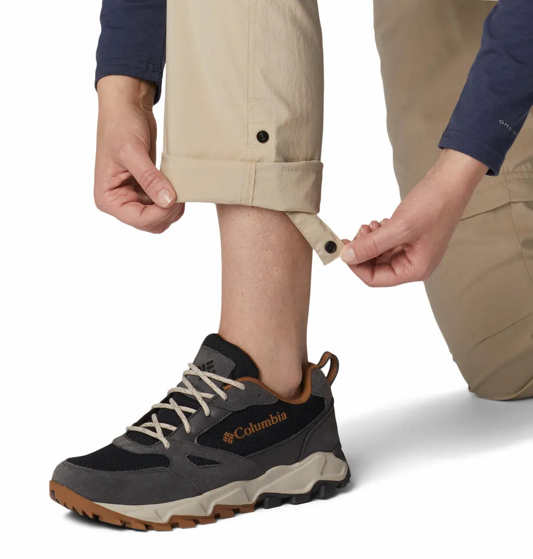 Columbia Women Beige Omni-Shade Silver Ridge Utility Convertible Pant