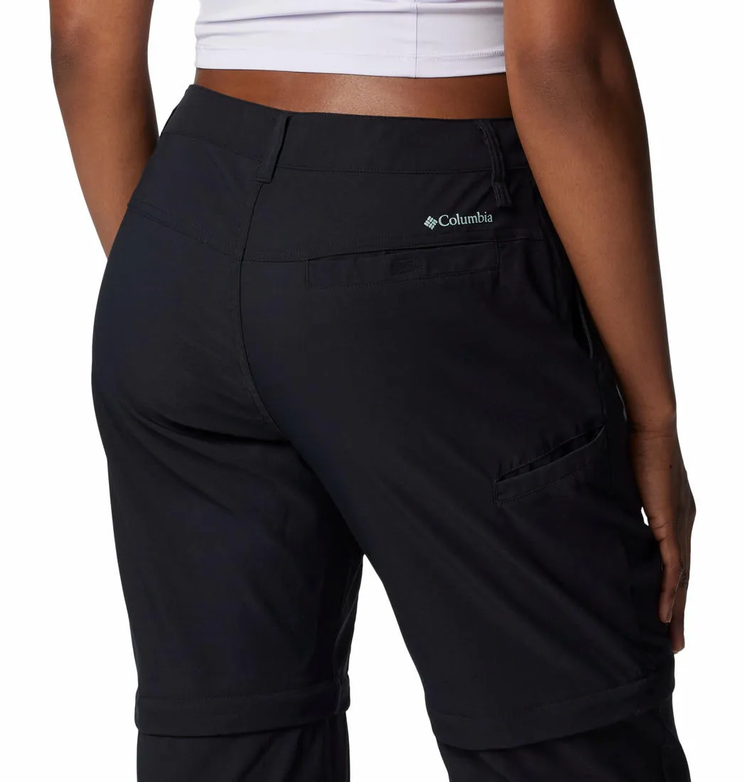 Columbia Women Black Omni-Shield Leslie Falls Convertible Pant