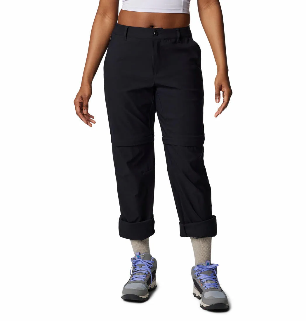 Columbia Women Black Omni-Shield Leslie Falls Convertible Pant