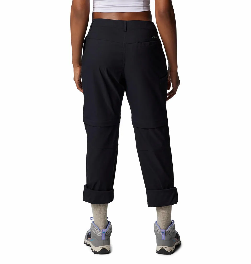 Columbia Women Black Omni-Shield Leslie Falls Convertible Pant
