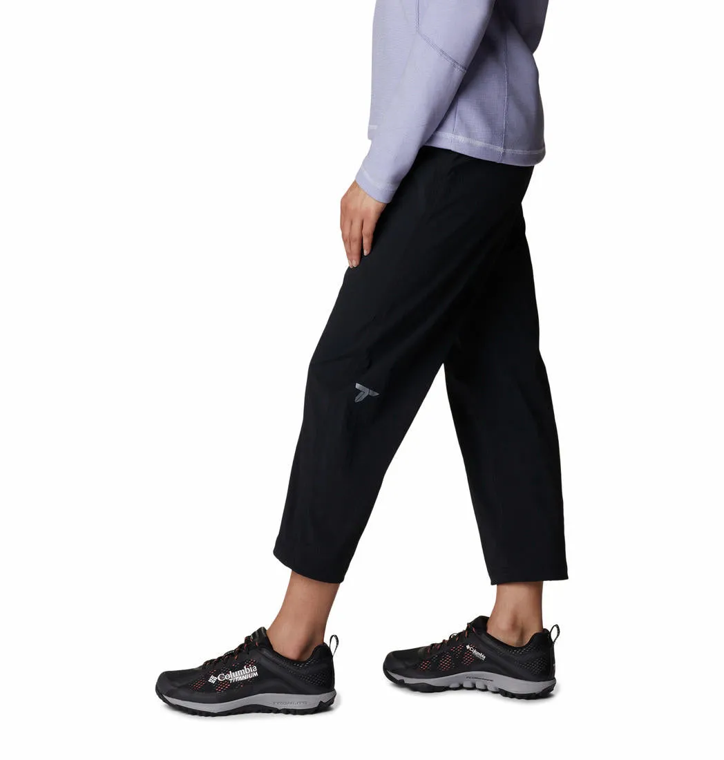 Columbia Women Black Omni-Shield W Titan Pass Lightweight Pant
