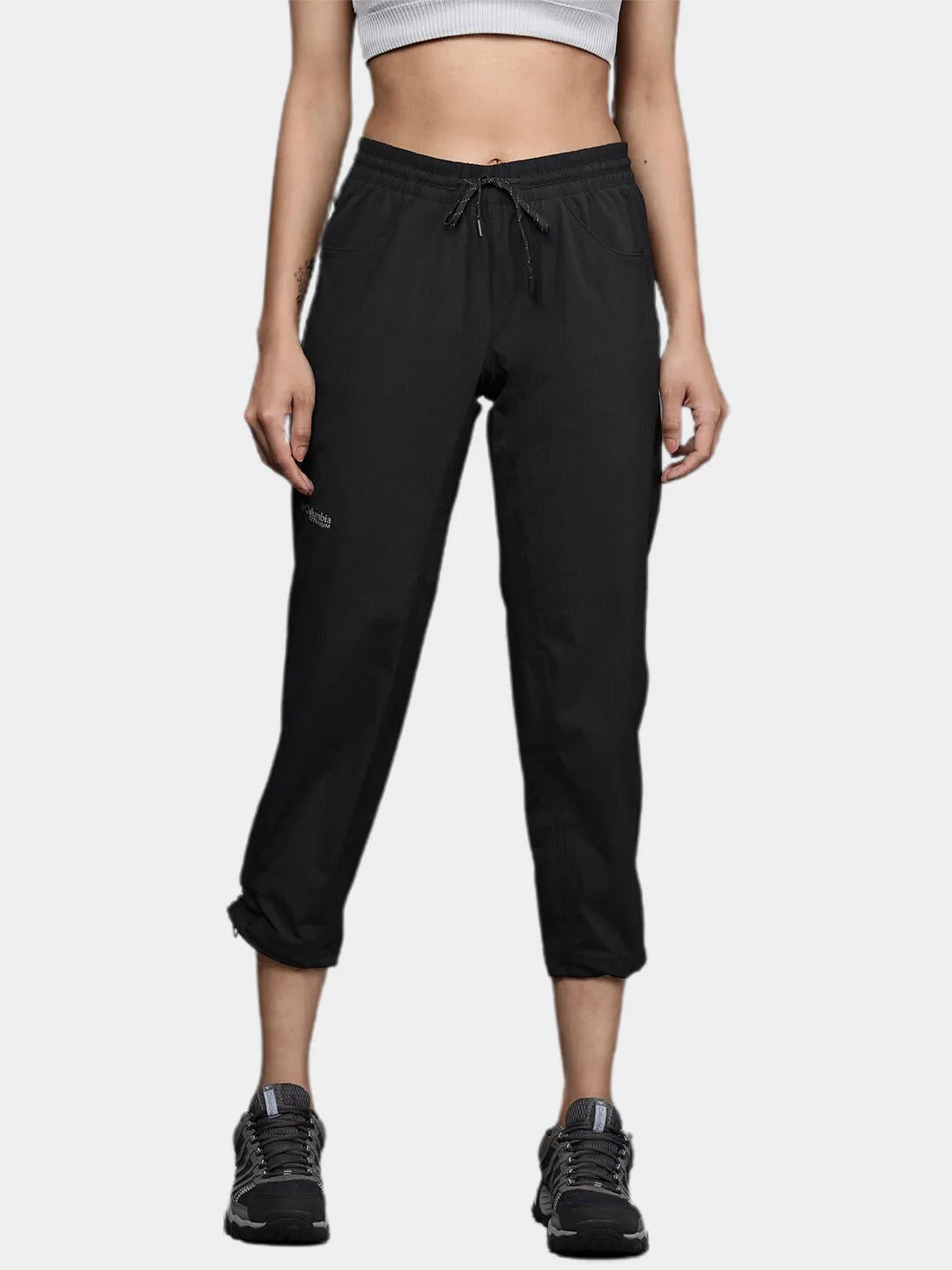 Columbia Women Black Omni-Shield W Titan Pass Lightweight Pant