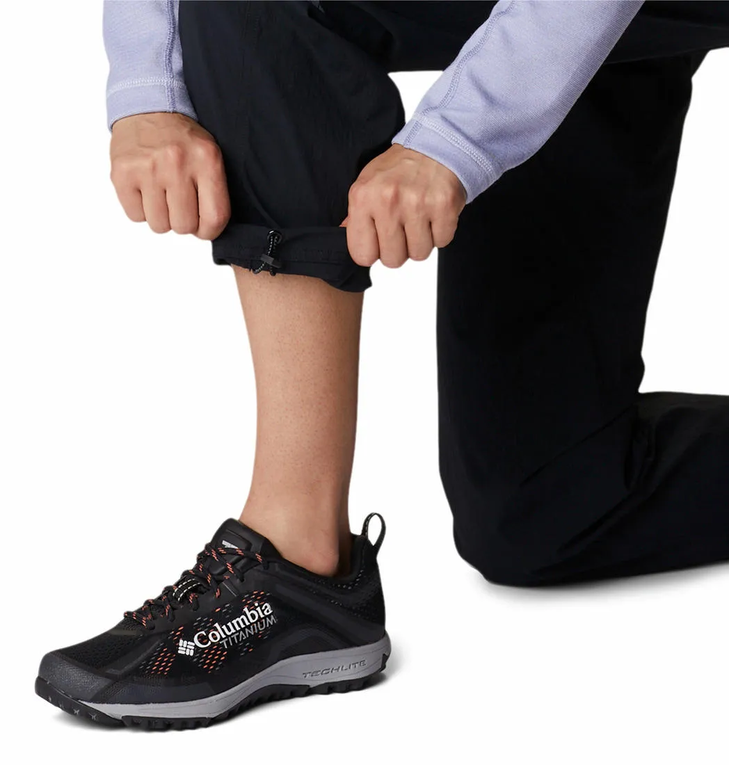 Columbia Women Black Omni-Shield W Titan Pass Lightweight Pant