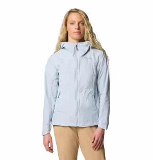 Columbia Women Grey Omni-Shade Loop Trail III Windbreaker Jacket