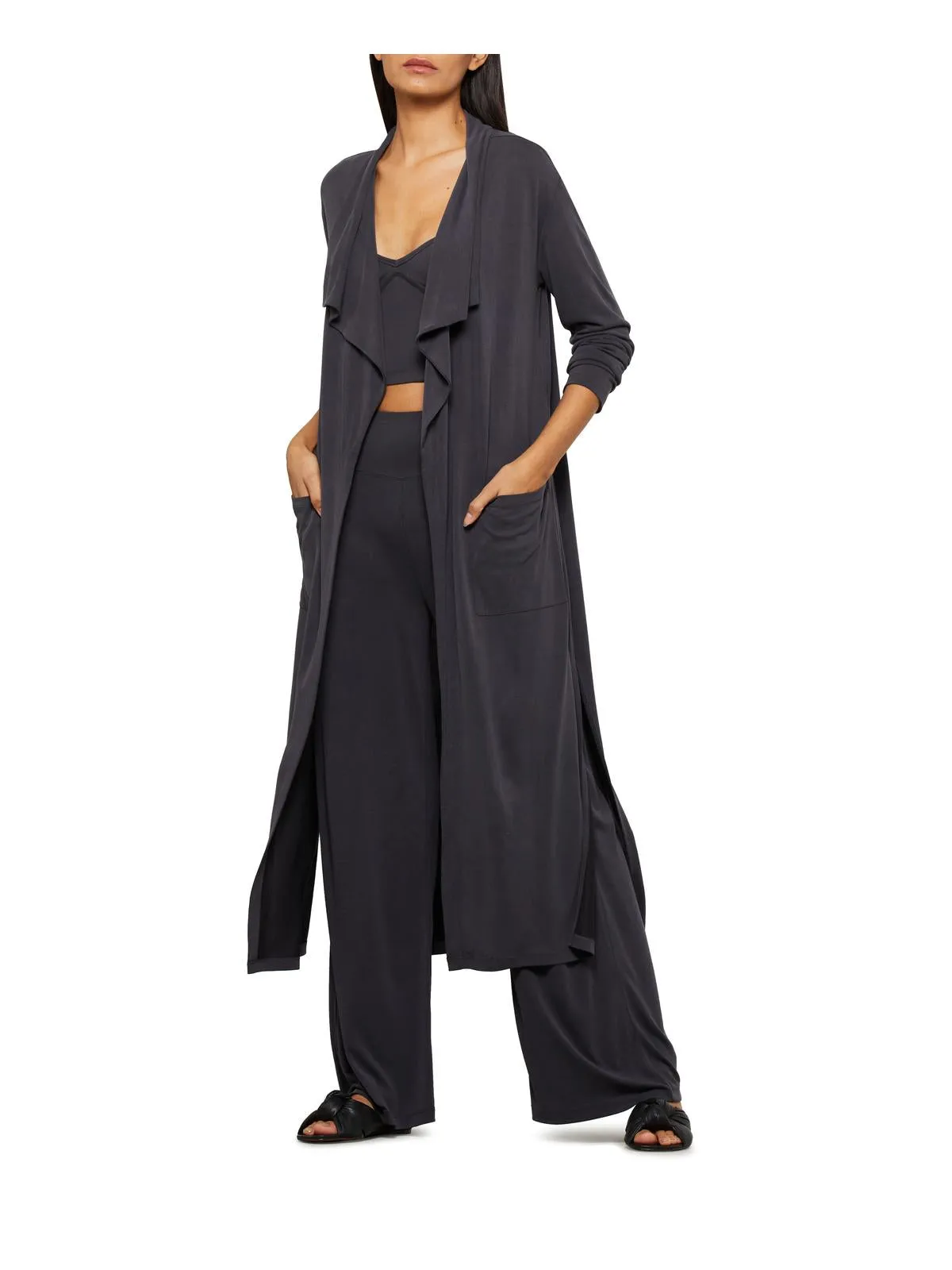 Cora Womens Duster Lightweight Cardigan Sweater