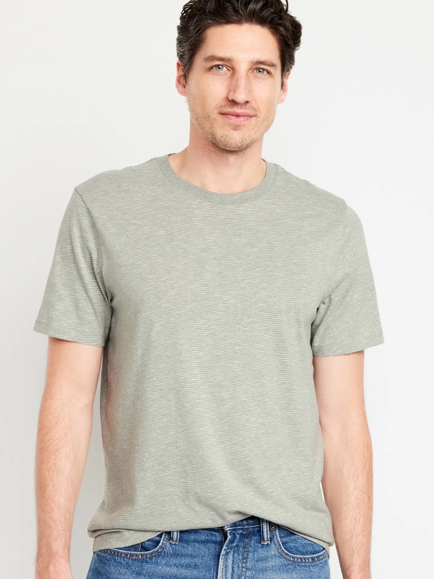 Crew-Neck T-Shirt For Men