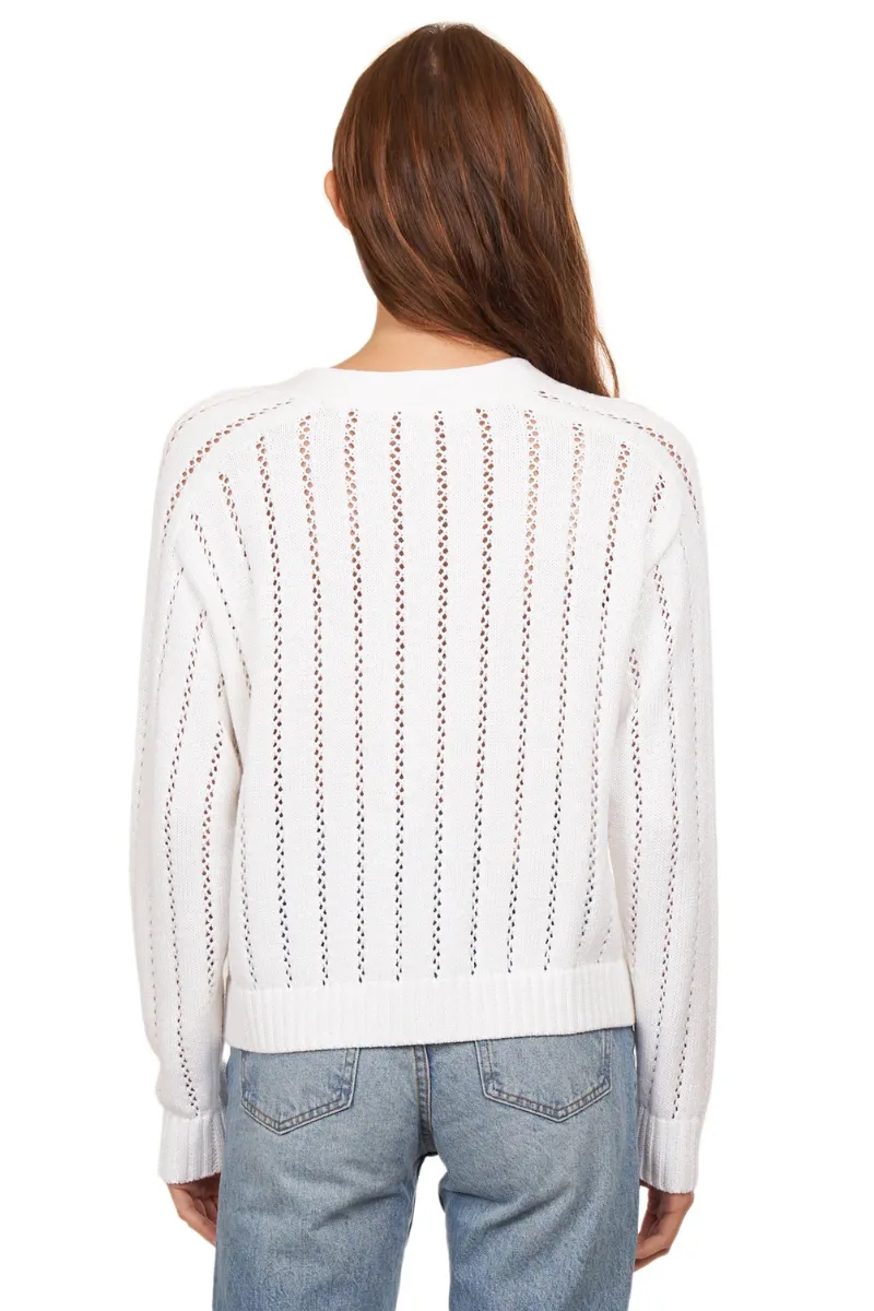 Cropped V-Neck Cardigan